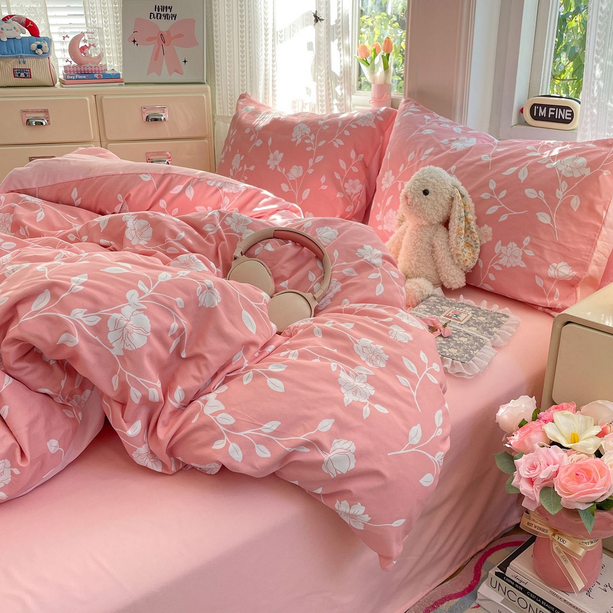 91家纺网 家纺一手货源 找家纺 卡斯诺家纺馆 2026新款古法水洗仿棉四件套（下载文件包含买家秀） 暖影