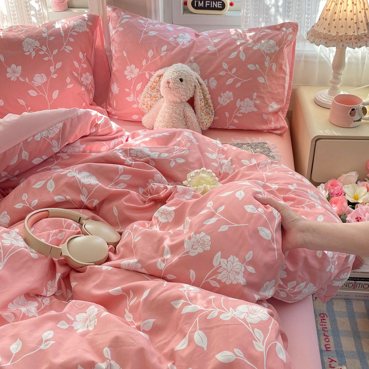 91家纺网 家纺一手货源 找家纺 卡斯诺家纺馆 2026新款古法水洗仿棉四件套（下载文件包含买家秀） 暖影