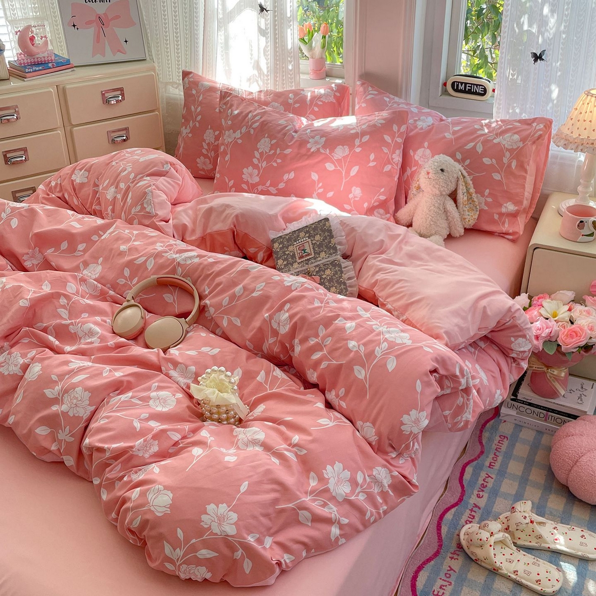 91家纺网 家纺一手货源 找家纺 卡斯诺家纺馆 2026新款古法水洗仿棉四件套（下载文件包含买家秀） 暖影