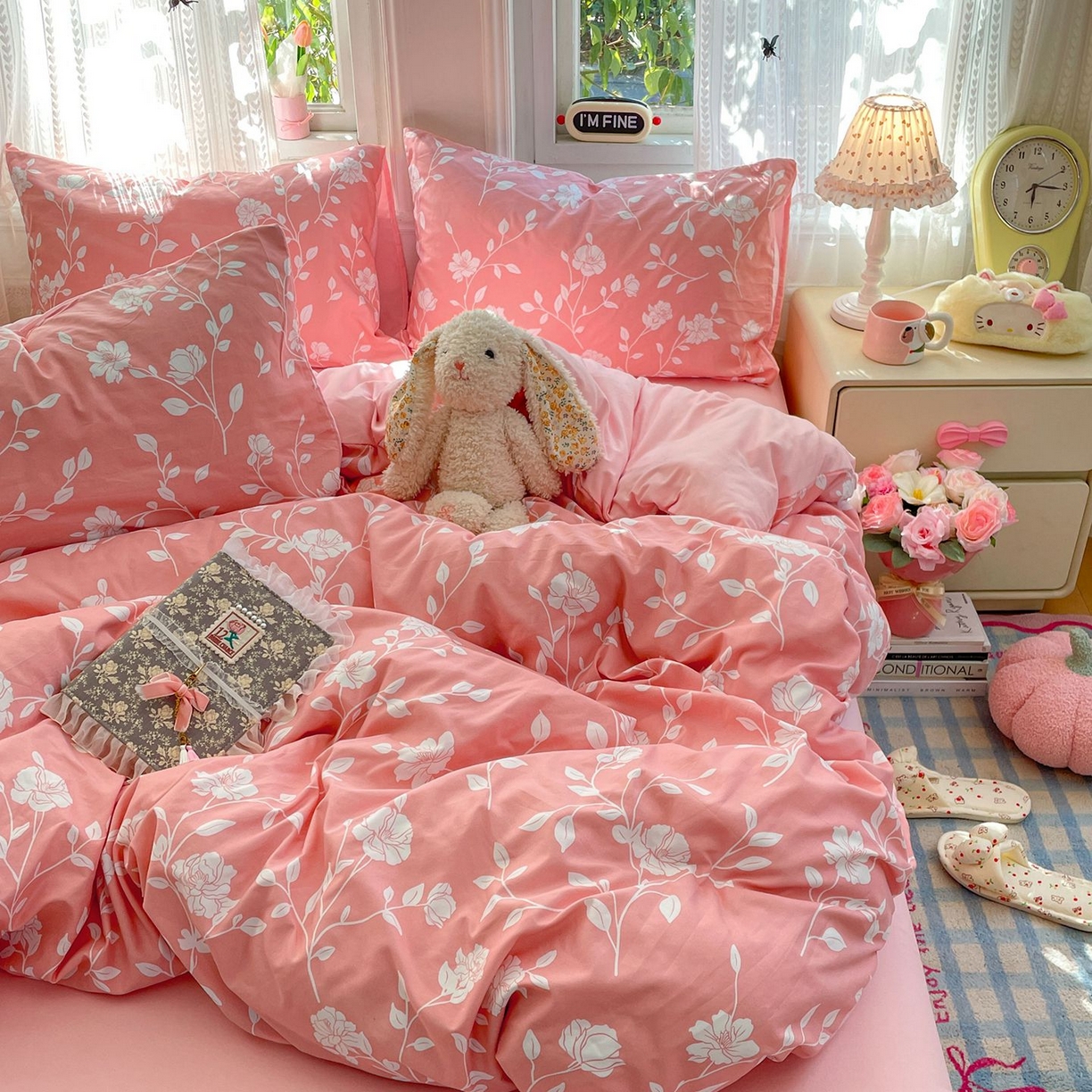 91家纺网 家纺一手货源 找家纺 卡斯诺家纺馆 2026新款古法水洗仿棉四件套（下载文件包含买家秀） 暖影