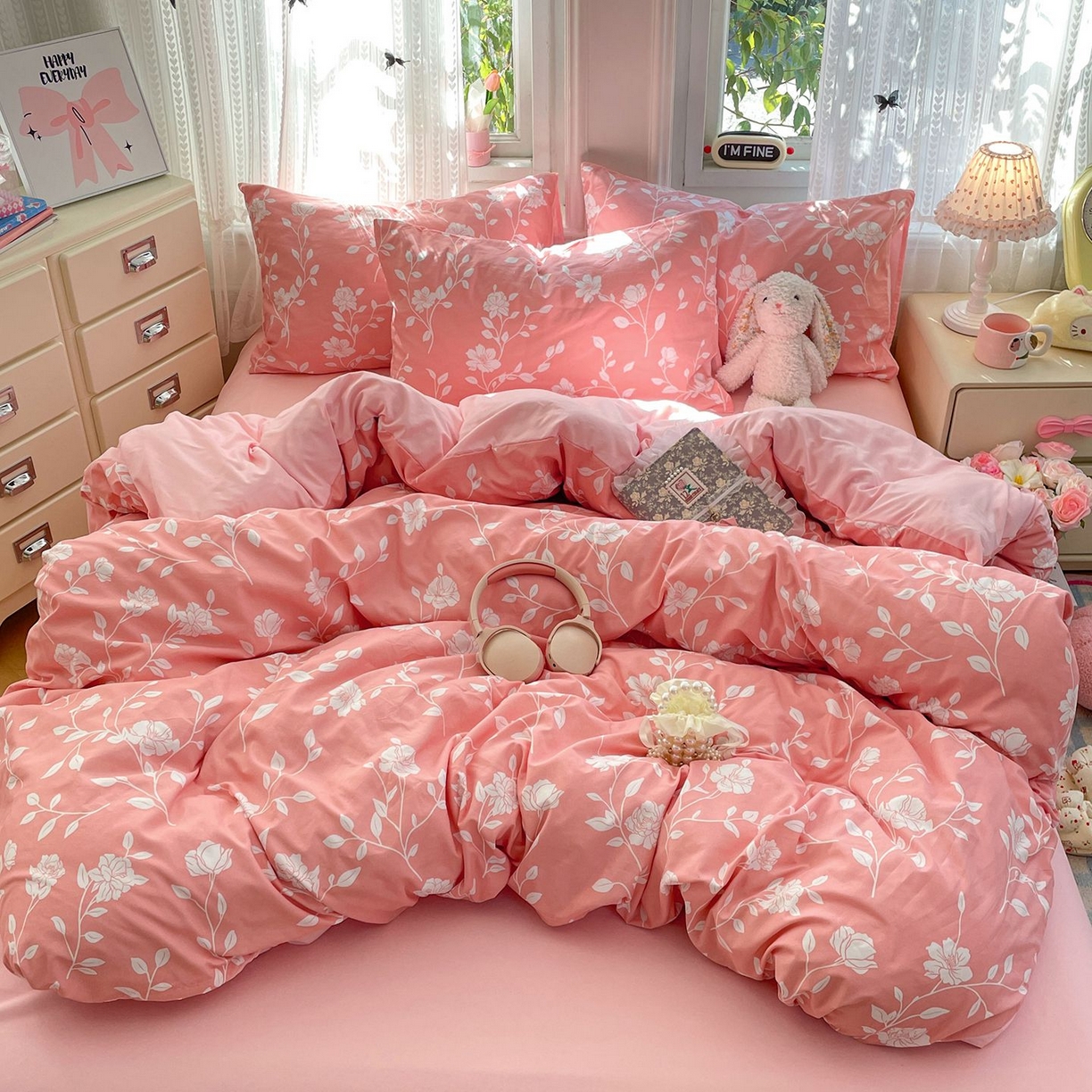 91家纺网 家纺一手货源 找家纺 卡斯诺家纺馆 2026新款古法水洗仿棉四件套（下载文件包含买家秀） 暖影