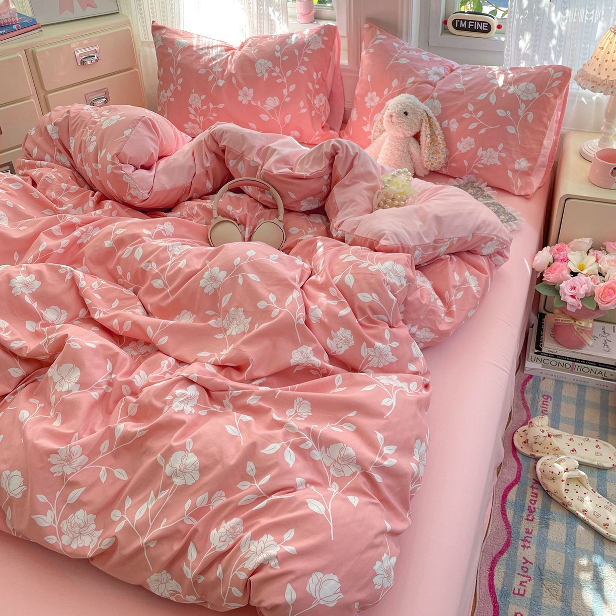 91家纺网 家纺一手货源 找家纺 卡斯诺家纺馆 2026新款古法水洗仿棉四件套（下载文件包含买家秀） 暖影