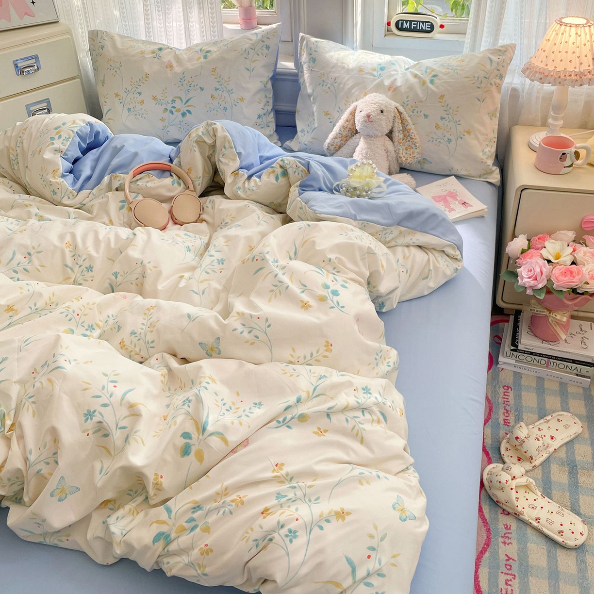 91家纺网 家纺一手货源 找家纺 卡斯诺家纺馆 2026新款古法水洗仿棉四件套（下载文件包含买家秀） 仲夏