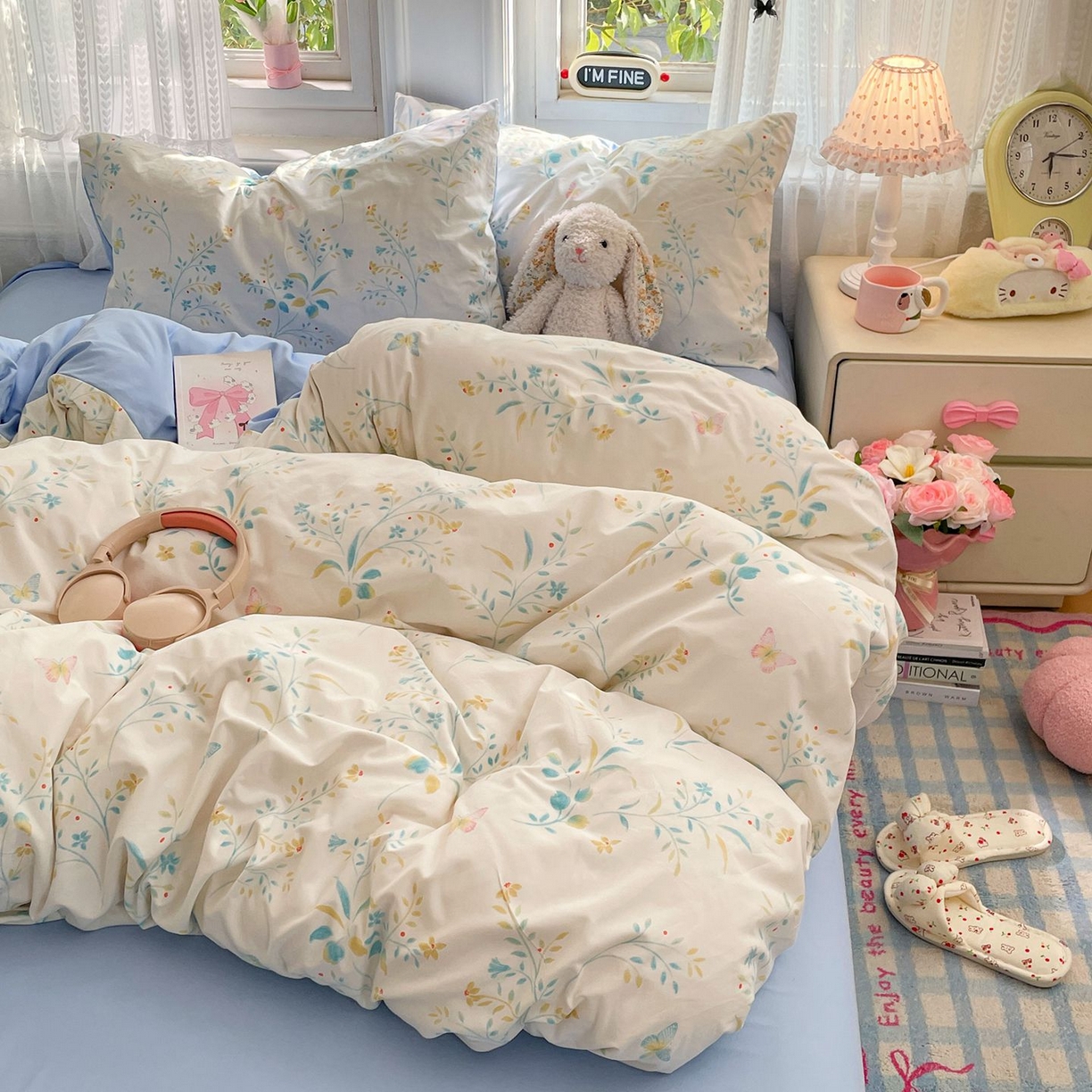 91家纺网 家纺一手货源 找家纺 卡斯诺家纺馆 2026新款古法水洗仿棉四件套（下载文件包含买家秀） 仲夏