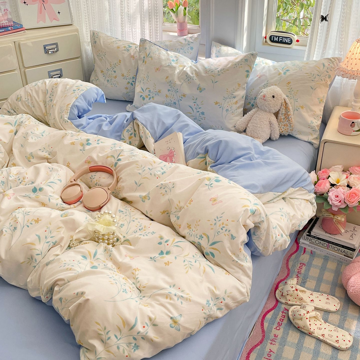 91家纺网 家纺一手货源 找家纺 卡斯诺家纺馆 2026新款古法水洗仿棉四件套（下载文件包含买家秀） 仲夏