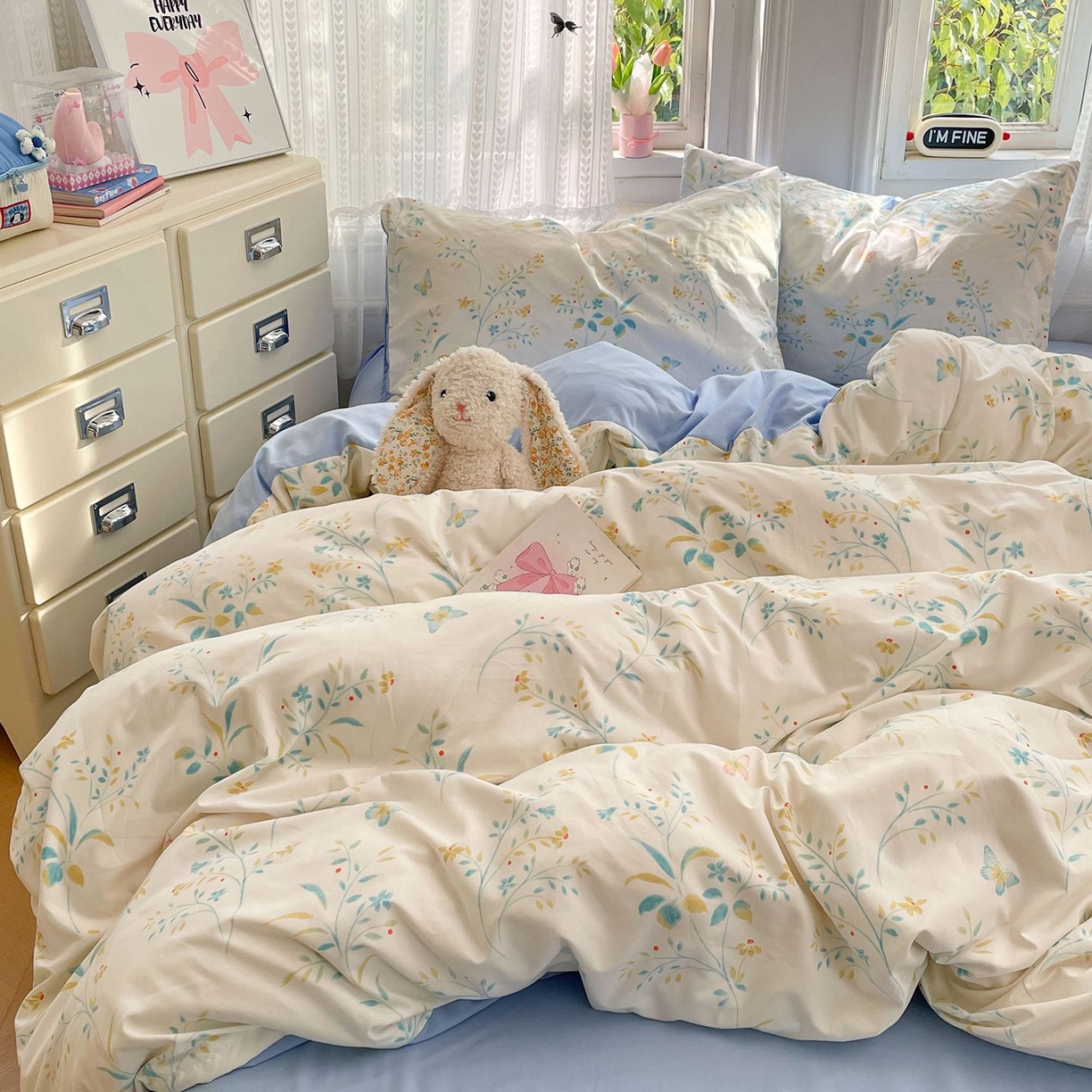 91家纺网 家纺一手货源 找家纺 卡斯诺家纺馆 2026新款古法水洗仿棉四件套（下载文件包含买家秀） 仲夏