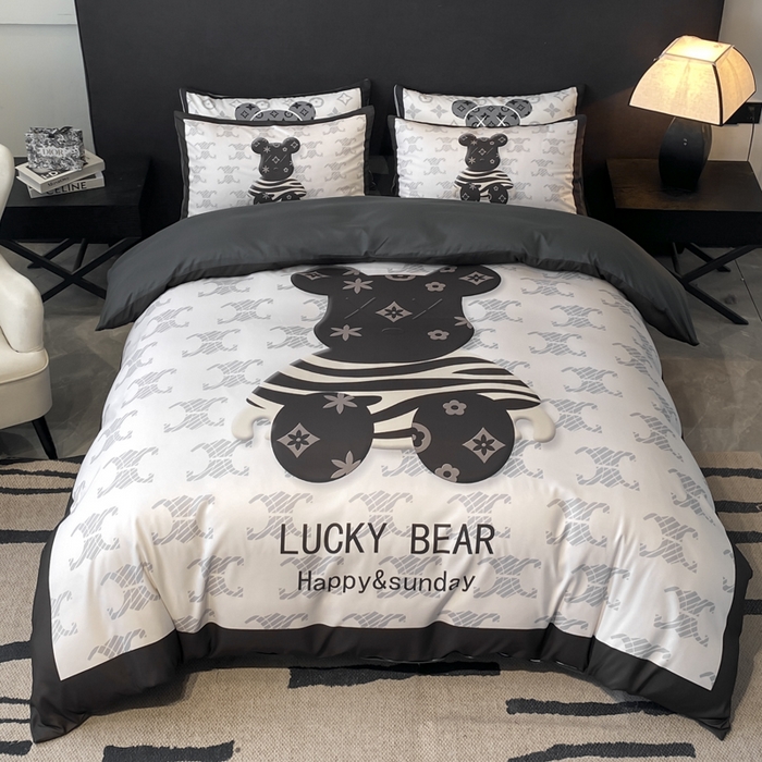 91家纺网 家纺一手货源 找家纺 （总）奥汀洛家纺 2026新款轻奢数码印花冰丝四件套