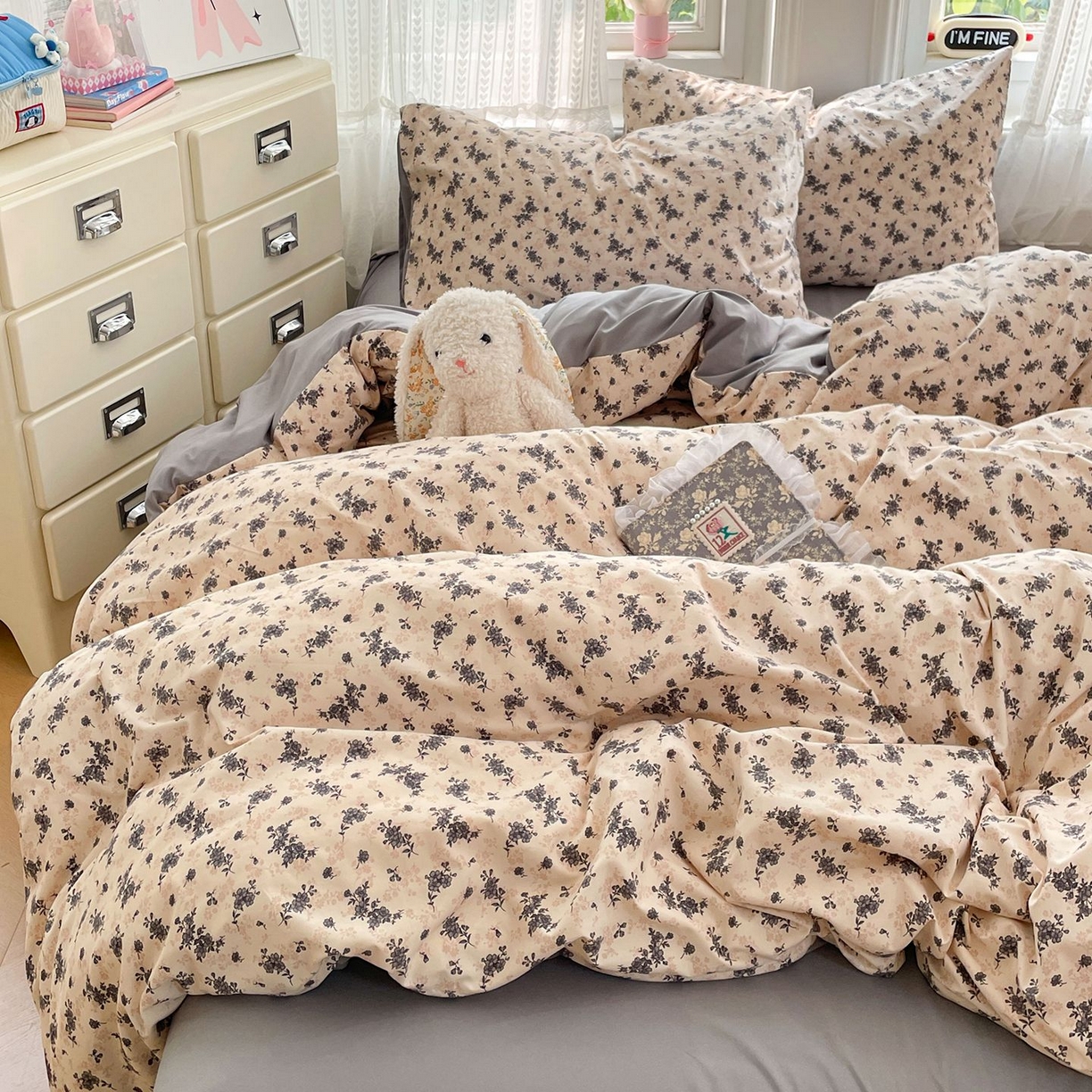 91家纺网 家纺一手货源 找家纺 卡斯诺家纺馆 2026新款古法水洗仿棉四件套（下载文件包含买家秀） 柔墨