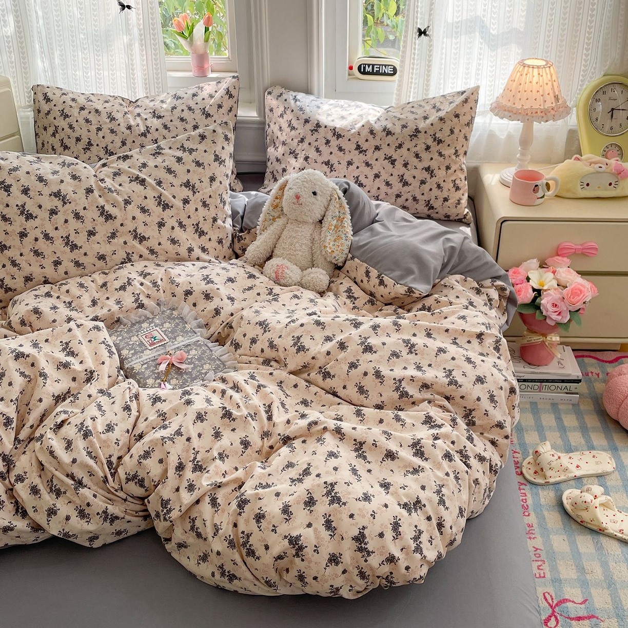 91家纺网 家纺一手货源 找家纺 卡斯诺家纺馆 2026新款古法水洗仿棉四件套（下载文件包含买家秀） 柔墨