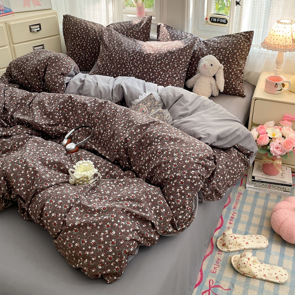 91家纺网 家纺一手货源 找家纺 卡斯诺家纺馆 2026新款古法水洗仿棉四件套（下载文件包含买家秀） 静谧