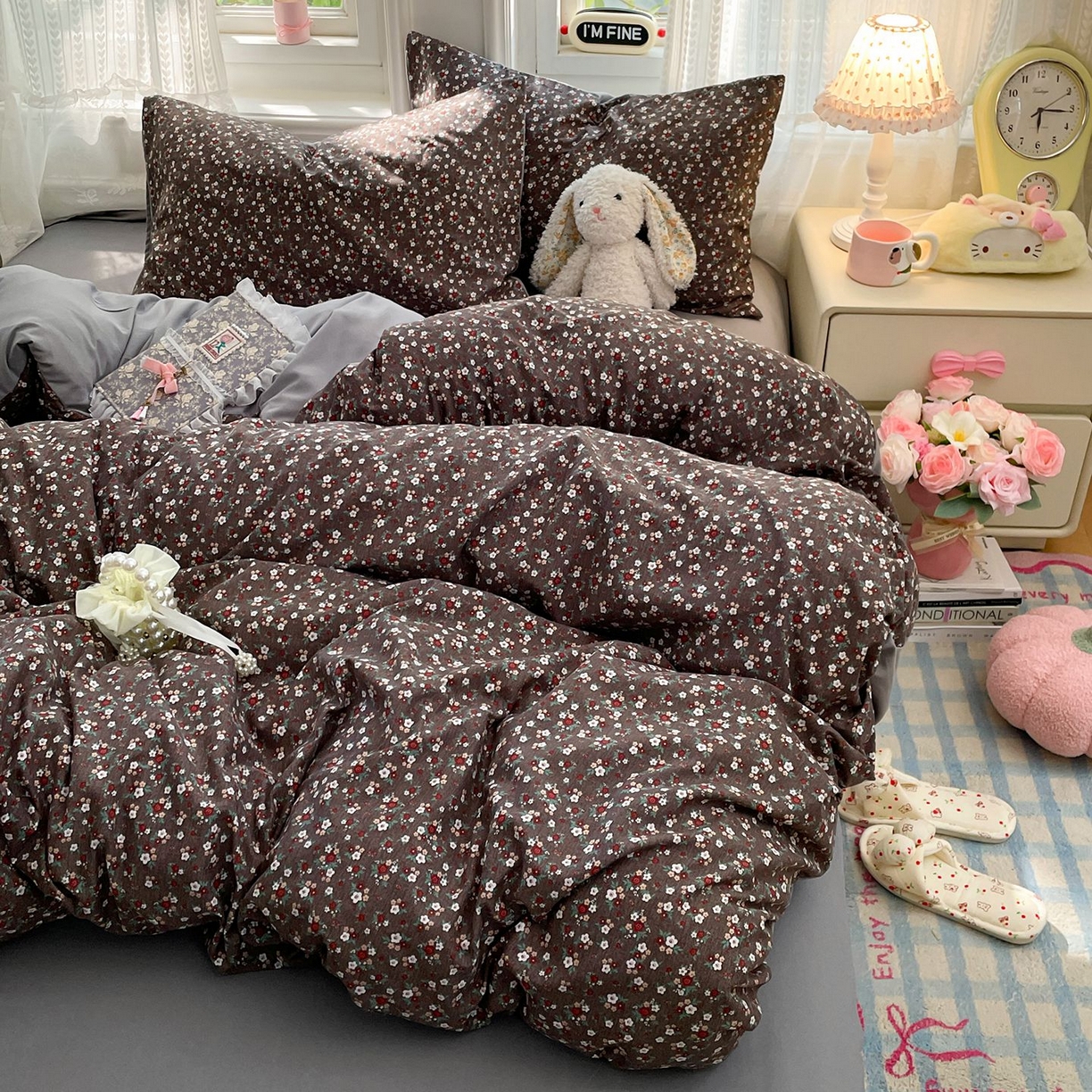 91家纺网 家纺一手货源 找家纺 卡斯诺家纺馆 2026新款古法水洗仿棉四件套（下载文件包含买家秀） 静谧