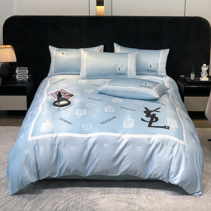 91家纺网 家纺一手货源 找家纺 （总）奥汀洛家纺 2026新款轻奢数码印花冰丝四件套