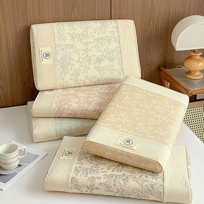 91家纺网 家纺一手货源 找家纺 （总）她喜爱枕芯 2026新款风韵棉麻记忆枕头枕芯,组合,风韵灰,风韵红,风韵黄,风韵蓝,风韵绿