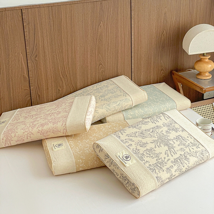 91家纺网 家纺一手货源 找家纺 （总）她喜爱枕芯 2026新款风韵棉麻记忆枕头枕芯