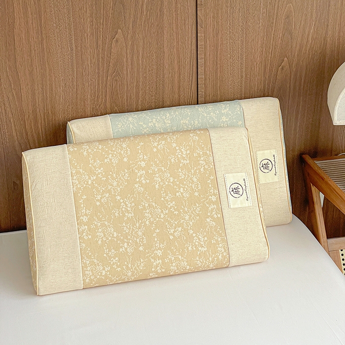 她喜爱枕芯 2026新款风韵棉麻记忆枕头枕芯 风韵黄