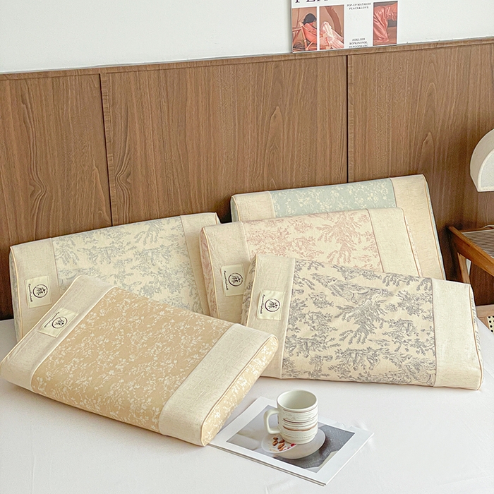 91家纺网 家纺一手货源 找家纺 她喜爱枕芯 2026新款风韵棉麻记忆枕头枕芯 组合