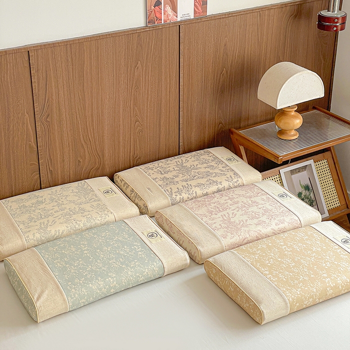 91家纺网 家纺一手货源 找家纺 她喜爱枕芯 2026新款风韵棉麻记忆枕头枕芯 组合