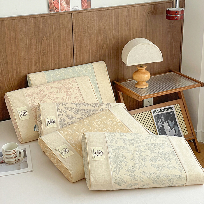 91家纺网 家纺一手货源 找家纺 她喜爱枕芯 2026新款风韵棉麻记忆枕头枕芯 组合