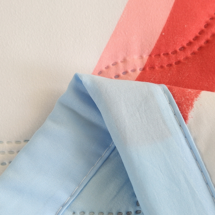 91家纺网 家纺一手货源 找家纺 坦客毯业 2026新款超声波夏凉被印花水洗棉夏被供货批发赠品礼品被便宜夏被 缤纷心情