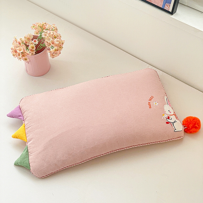 她喜爱枕芯 2026新款童梦园荞麦枕头枕芯 童梦白兔