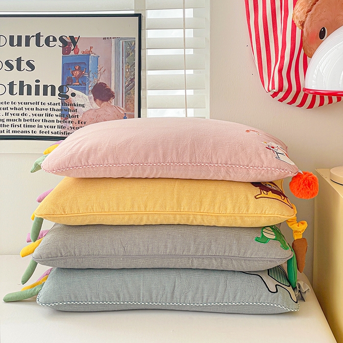 91家纺网 家纺一手货源 找家纺 她喜爱枕芯 2026新款童梦园荞麦枕头枕芯 组合