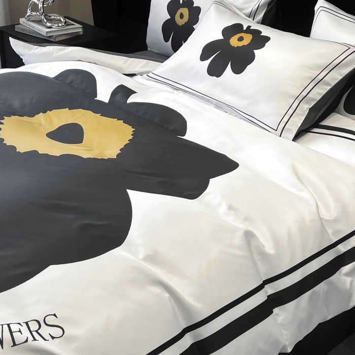 91家纺网 家纺一手货源 找家纺 奥汀洛家纺 2026新款轻奢数码印花冰丝四件套 冰丝-花享