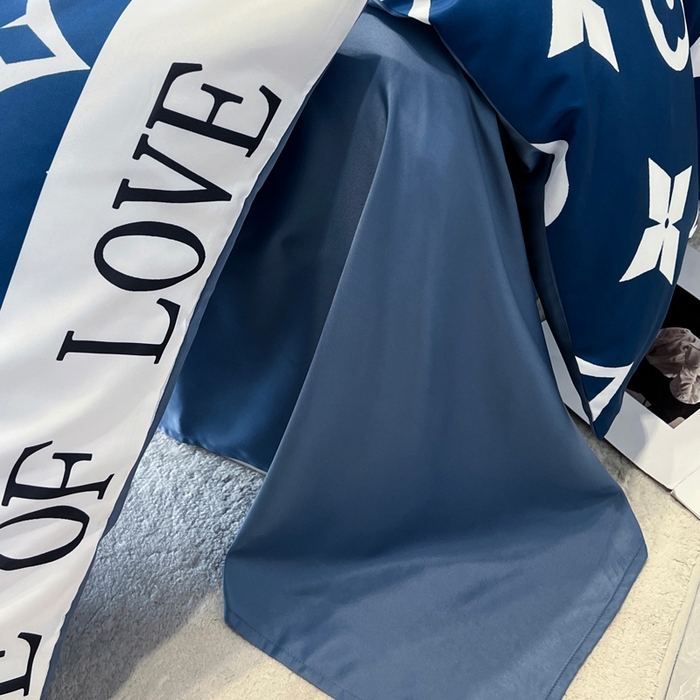 91家纺网 家纺一手货源 找家纺 奥汀洛家纺 2026新款轻奢数码印花冰丝四件套 冰丝-路易