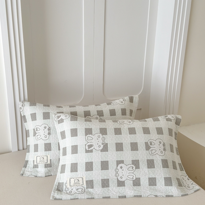 91家纺网 家纺一手货源 找家纺 （总）乐家毛巾被（工厂自产自销） 2026新款精梳安心棉全棉纯棉色织提花枕巾单枕巾枕巾单件