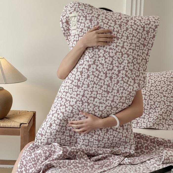 91家纺网 家纺一手货源 找家纺 （总）乐家毛巾被（工厂自产自销） 2026新款精梳安心棉全棉纯棉色织提花枕巾单枕巾枕巾单件