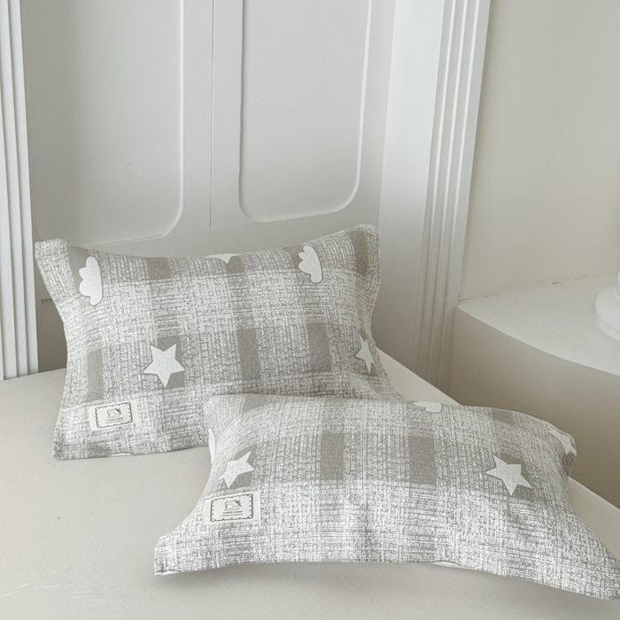 91家纺网 家纺一手货源 找家纺 乐家毛巾被（工厂自产自销） 2026新款精梳安心棉全棉纯棉色织提花枕巾单枕巾枕巾单件 晚安枕巾