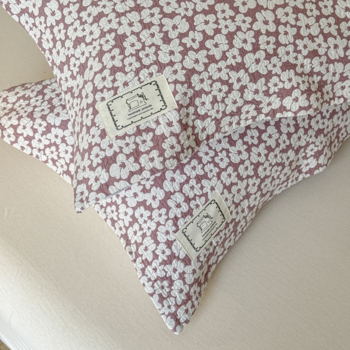 91家纺网 家纺一手货源 找家纺 乐家毛巾被（工厂自产自销） 2026新款精梳安心棉全棉纯棉色织提花枕巾单枕巾枕巾单件 繁花枕巾