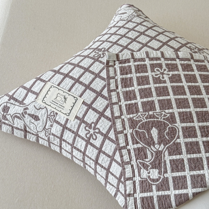 91家纺网 家纺一手货源 找家纺 乐家毛巾被（工厂自产自销） 2026新款精梳安心棉全棉纯棉色织提花枕巾单枕巾枕巾单件 墨镜鸭枕巾