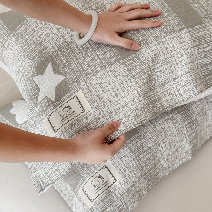 91家纺网 家纺一手货源 找家纺 乐家毛巾被（工厂自产自销） 2026新款精梳安心棉全棉纯棉色织提花枕巾单枕巾枕巾单件 晚安枕巾