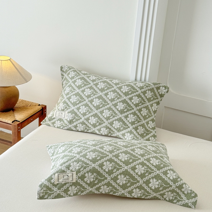 91家纺网 家纺一手货源 找家纺 乐家毛巾被（工厂自产自销） 2026新款精梳安心棉全棉纯棉色织提花枕巾单枕巾枕巾单件 花屿枕巾