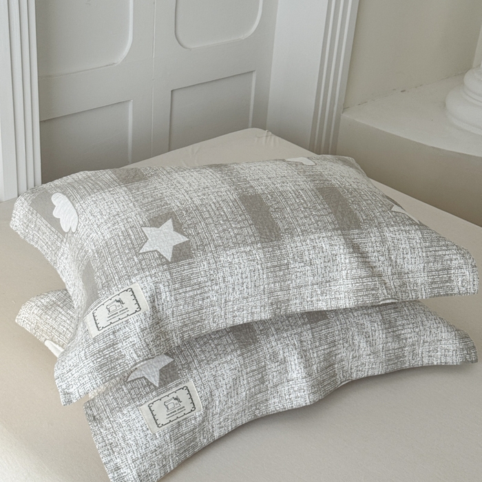 91家纺网 家纺一手货源 找家纺 乐家毛巾被（工厂自产自销） 2026新款精梳安心棉全棉纯棉色织提花枕巾单枕巾枕巾单件 晚安枕巾