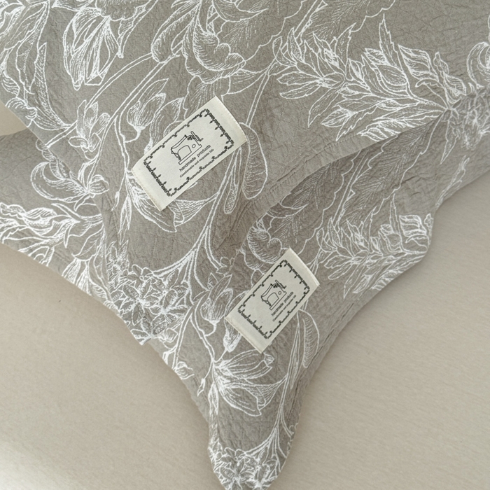 91家纺网 家纺一手货源 找家纺 乐家毛巾被（工厂自产自销） 2026新款精梳安心棉全棉纯棉色织提花枕巾单枕巾枕巾单件 野间草木枕巾