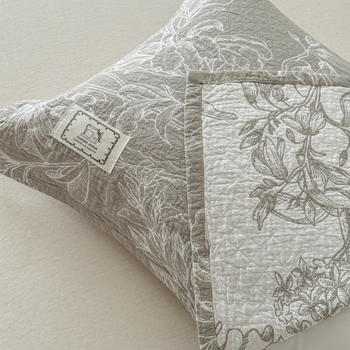 91家纺网 家纺一手货源 找家纺 乐家毛巾被（工厂自产自销） 2026新款精梳安心棉全棉纯棉色织提花枕巾单枕巾枕巾单件 野间草木枕巾