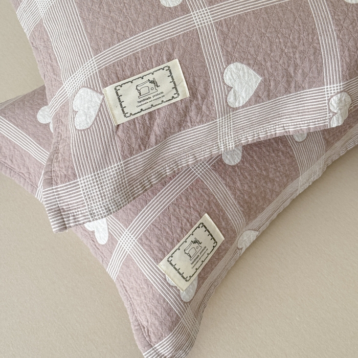 91家纺网 家纺一手货源 找家纺 乐家毛巾被（工厂自产自销） 2026新款精梳安心棉全棉纯棉色织提花枕巾单枕巾枕巾单件 心花枕巾