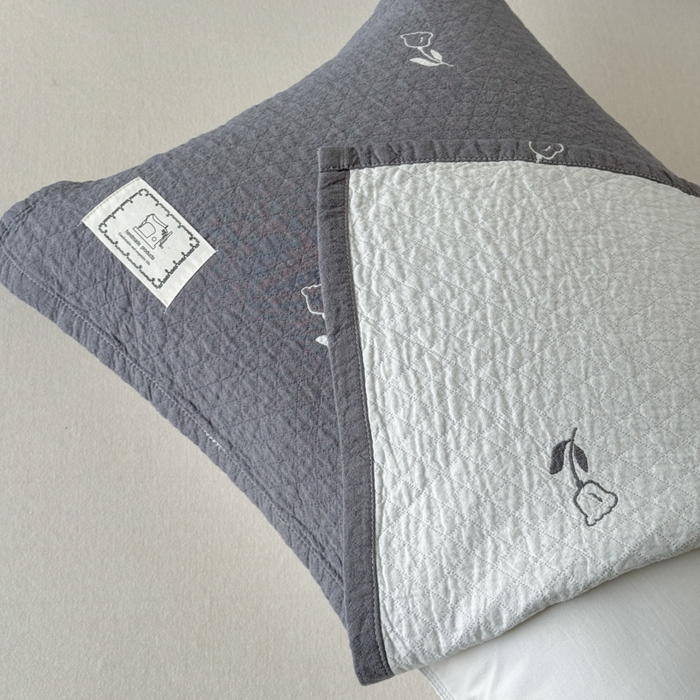 91家纺网 家纺一手货源 找家纺 乐家毛巾被（工厂自产自销） 2026新款精梳安心棉全棉纯棉色织提花枕巾单枕巾枕巾单件 小碎花眠枕巾