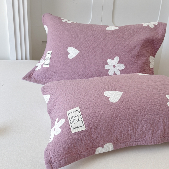 91家纺网 家纺一手货源 找家纺 乐家毛巾被（工厂自产自销） 2026新款精梳安心棉全棉纯棉色织提花枕巾单枕巾枕巾单件 花叙枕巾