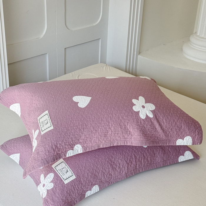 91家纺网 家纺一手货源 找家纺 乐家毛巾被（工厂自产自销） 2026新款精梳安心棉全棉纯棉色织提花枕巾单枕巾枕巾单件 花叙枕巾