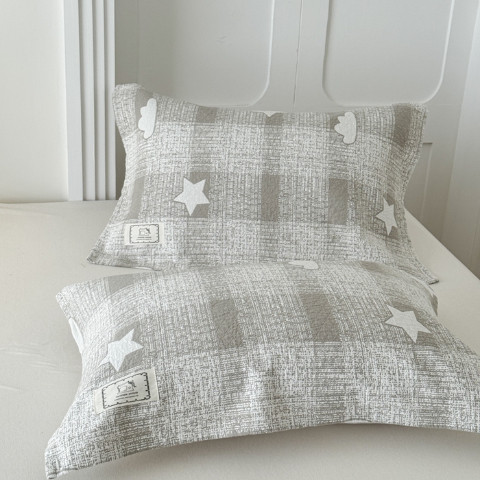 91家纺网 家纺一手货源 找家纺 乐家毛巾被（工厂自产自销） 2026新款精梳安心棉全棉纯棉色织提花枕巾单枕巾枕巾单件 晚安枕巾