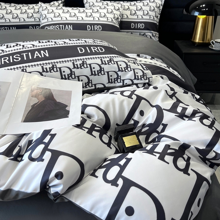 91家纺网 家纺一手货源 找家纺 奥汀洛家纺 2026新款轻奢数码印花冰丝四件套 冰丝-森迪