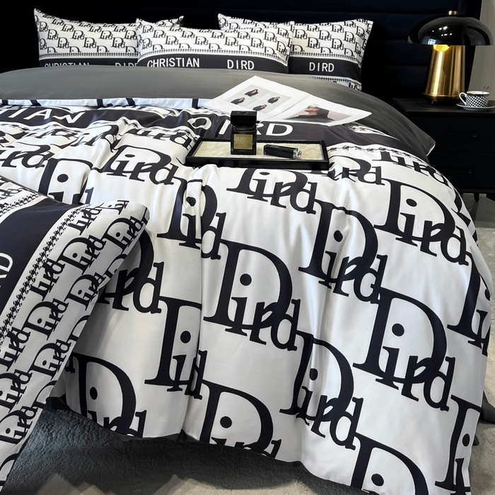 91家纺网 家纺一手货源 找家纺 奥汀洛家纺 2026新款轻奢数码印花冰丝四件套 冰丝-森迪