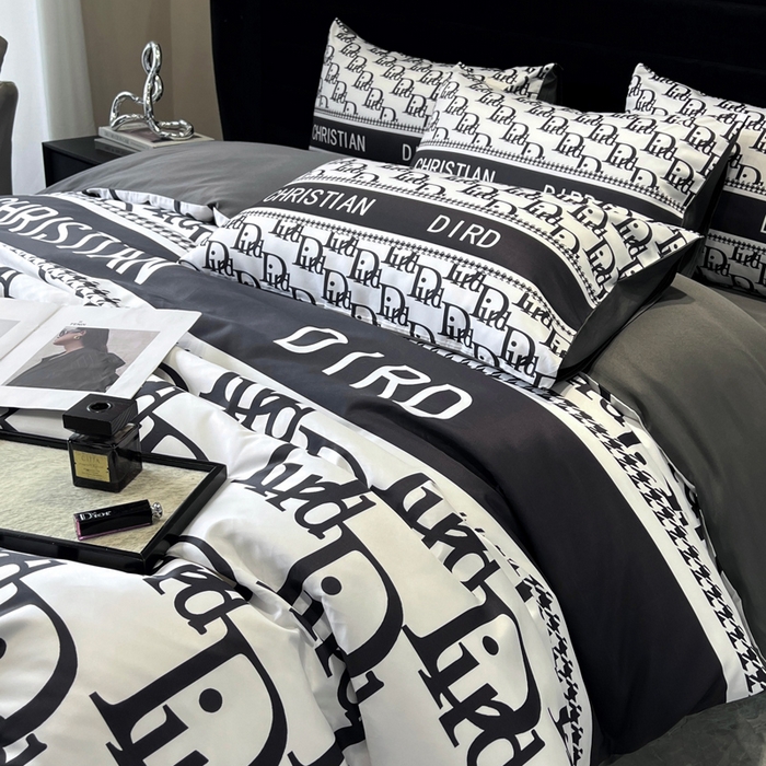 91家纺网 家纺一手货源 找家纺 奥汀洛家纺 2026新款轻奢数码印花冰丝四件套 冰丝-森迪