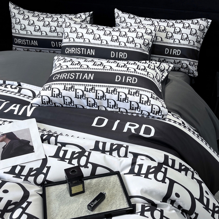 91家纺网 家纺一手货源 找家纺 奥汀洛家纺 2026新款轻奢数码印花冰丝四件套 冰丝-森迪