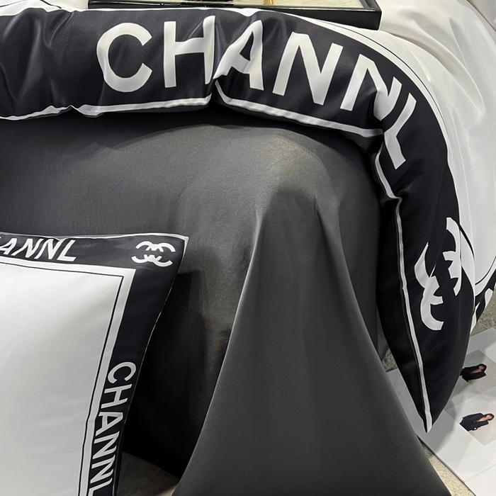 91家纺网 家纺一手货源 找家纺 奥汀洛家纺 2026新款轻奢数码印花冰丝四件套 冰丝-山茶