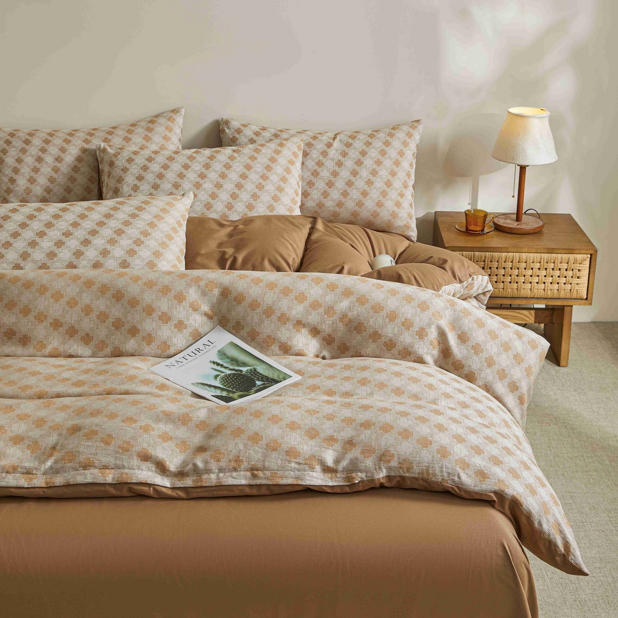 91家纺网 家纺一手货源 找家纺 （总）乐家毛巾被（工厂自产自销） 2026新款40s全棉纯棉色织提花四件套