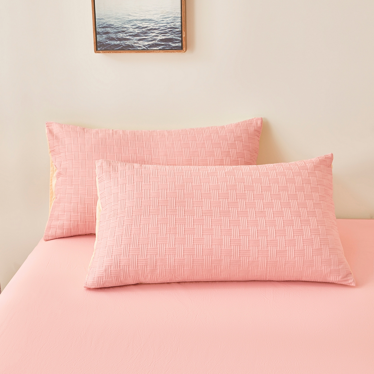 91家纺网 家纺一手货源 找家纺 （总）好睡棉 2026新款华夫格双拼夏被夏凉被空调被新疆棉花被子