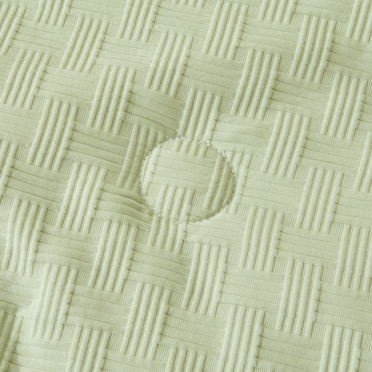 91家纺网 家纺一手货源 找家纺 好睡棉 2026新款华夫格双拼夏被夏凉被空调被新疆棉花被子 薄荷绿